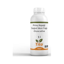 Tito Pirinç Kepeği Soğuk Sıkım Yağı Oryza Sativa 1 L
