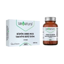 Venatura Biotin 5000 Mg 30 Tb Venatura Çinko& Bakır 60 Kapsül