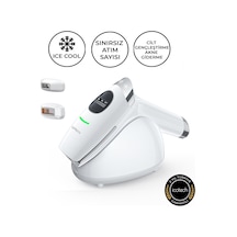 Icotech HR90 Sınırsız Atım Buz Başlıklı Cilt me Akne Giderme Lazer Epilasyon Aleti Beyaz