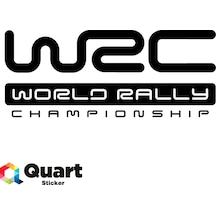 Wrc World Rally Championship Sticker, Oto Araba Sticker