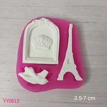 Yy0613 Eyfel Kulesi Kuş Çerçeve Silikon Kalıp