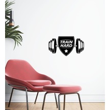 Bk Home Train Hard Tasarımlı Duvar Sticker-2