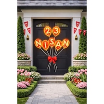 23 Nisan Kapı Süsü, 23 Nisan Süsleri Hediyeler 5 Metre Peri Led