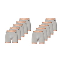 Berrak 4434 Erkek Likralı Micro Modal Boxer 10 Adet Gri