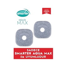 Smarter Aqua Max 2 Adet Yedek Mop Temiz & Kirli Suyu Ayırma Özelliği Otomatik Temizlik Seti Mop
