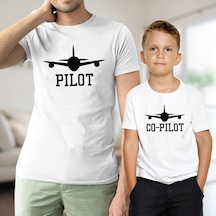 Pilot Co-Pilot Baba Oğul Kombini Tişört Giyim (544654387)