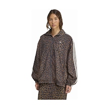 Multco Adidas Kadın Günlük Leopard Firebird Geniş Eşofman Üstü Jw7301 Çok Renkli