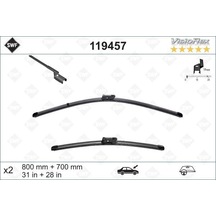 VALEO 119457 Silecek Takımı 81 - 69Cm Flatblade Muz Tipi X2 3008 5008 09-