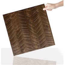 3 Boyutlu Duvar Paneli Kabartmalı Kılçık Desen Pvc 41x41 Cm/ 6 Adet /1 M² Antik