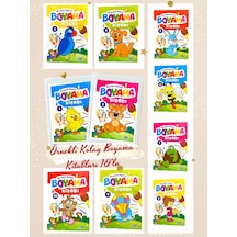 Örnekli Kolay Boyama Kitapları 10'lu Takım