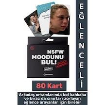 Eğlenceli Genç Yetişkin Arkadaş Yılbaşı Cesur Oyun Moodunu Bul Mini-nsfw +18 Oyun Kartları 80 Kart