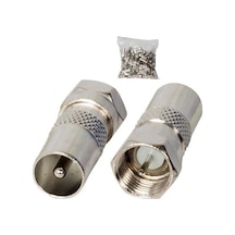 F Konnektör Erkek 60 Ohm Erkek Çevirici Metal Konnektör-176977