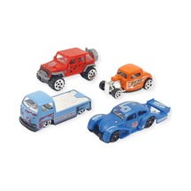 Alloy Racer 4'lü Araç Seti - 780-413 Lisinya Mavi