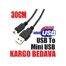 Harici Harddisk Kablo 5 Pin Mini Usb To Usb Kablo Hdd Kablo 30 Cm