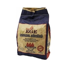 King Ege Mangal Kömürü Piknik Barbekü Bahçe Ateş 1,5 Kg Çıra Hediyeli