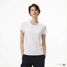 Salomon Sense Aero Kadın Beyaz Koşu T-shirt Lc2099100