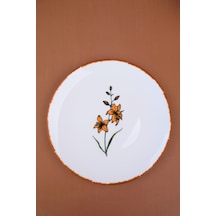 Tabak Evi Porselen Azelya Düz Tabak 19,50cm Aly2 Tekli Krem