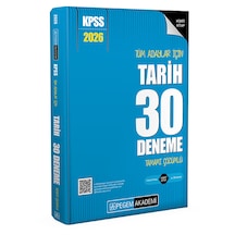 2026 Kpss Tüm Adaylar İçin Tarih 30 Deneme Tamamı Çözümlü