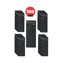 Mn6 Map01 Arapça Klavye Etiketi/silinmez-100 Adet/notebook-pc Uyumlu/arapça Klavye Sticker