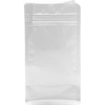 Flat Bottom Düz Tabanlı Mat Beyaz Kilitli Ambalaj 14 X 33 + 5 Cm - 250 Gr. - 50 Adet