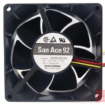 San Ace 92 9g0924g101 Dc Fanlar Dc Fan, 92x92x38mm, 24vdc, Yüksek Performans, Takometre