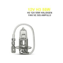 Trifa H3 Halojen Far Ampülü 12v 55watt Sarı