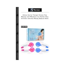 Delux Serisi Terapi Ürünü Yüz Masajı Cilt Maskesi Ice Roller Buz Silindiri Derma Masaj Bakım Aleti