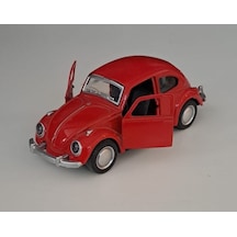 Osman Kızılkaya - Metal Çekbırak Wolksvagen Araba Kırmızı 4 Cm X 12 Cm 6636-18