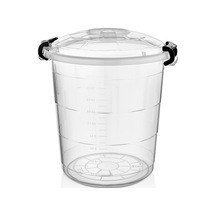 Rnl04 Plastik Şeffaf Saklama Kabı 45 L Şeffaf