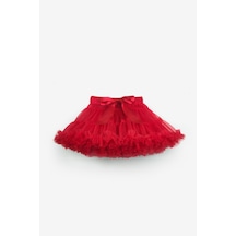 Le Mabelle Kırmızı Kız Bebek Tütü Etek - Bonita Kırmızı