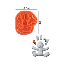 Tavşan Silikon Şeker Hamuru, Sabun, Mum Kalıp