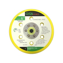 Osaka Polisaj Tabanı OSA-C150 150 MM Cırtlı 6 Delikli Taban