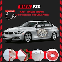 Bmw F30 Oto Araç Kapı Koruma Fitili 5 Metre Parlak Kırmızı Renk