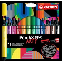 Stabilo Pen 68 Max Arty Keçe Uçlu Kalem 12'li