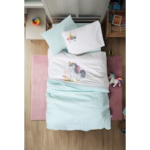 Cotton Box Punch Nakışlı Bebek Nevresim Takımı Dolly Mint
