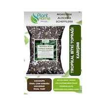 Plan Home Powermix 15 Litre- Tropikal Bitki Toprağı Monstera-alocesia-schefflera Için Sinek Yapmayan Formül 15 L