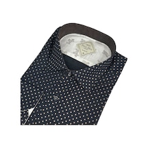 Slim Fit Pamuklu Uzun Kollu Cepsiz Gömlek Slim Fit Kalıp Siyah