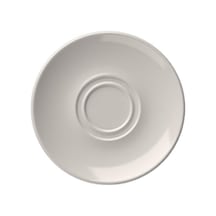 Tabak Evi Porselen Lona Fincan Tabağı 16cm Taban Çapı 4cm Tekli Krem