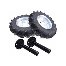 Taral 210m Çapa Makinası Tekerlek Takımı Akslı 23mm