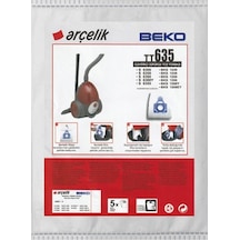 X-Bag Beko Uyumlu Bks 1235 1240 1270 1280 Ivy Süpürge Toz Torbası 15Ad Standart