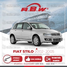 Rbw Fiat Stilo 2002 - 2005 Ön Muz Silecek Takımı