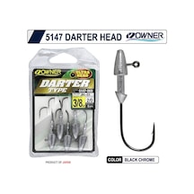 Owner 5147 Darter Head Type Levrek Silikon Yemi Jighead İğnesi 1 No - 1.8 Gr 1 Paket
