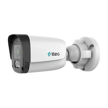 Ttec Ipbm-2350m-wms/sl 2mp 2.8mm Sabit Lens 50mt Starlight Ip67 Poe H.265+ Dahili Mikrofon Bullet