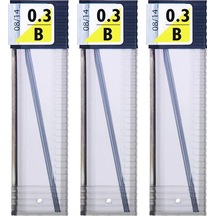 0.3 Kalem Ucu 60 mm 3 Paket 0,3 Min Kalem Uç Teknik Kalem Yedeği Mono Tombow 60 mm 3 Paket