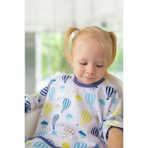 Babyjem Baskılı Blw Kollu Mama Önlüğü Avakado Desen