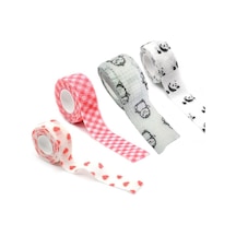 Lemestar "4 Rulo Kendinden Yapışkanlı Esnek Bandaj - Yazarken Nasır Önleyici Nefes Alabilir Okul Öğrencileri İçin"