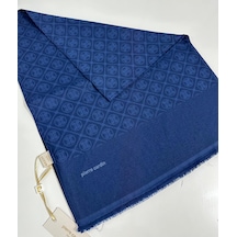 Pierre Cardin Elegans Monogram Şal-75 X 190-090700-921 Lacivert Lacivert