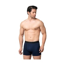 6 Adet Gümüş Erkek Renkli Likralı Spor Boxer 3074 001