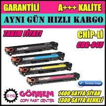 Canon Mf633Cdw / Mf635Cx / Lbp611Cn Crg-045 Uyumlu Toner Takım