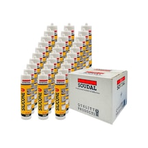 Soudal Silicone U Genel Amaçlı Silikon Kartuş Şeffaf 280 Gr. - 30'lu Paket